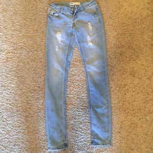 Never worn light wash jeans